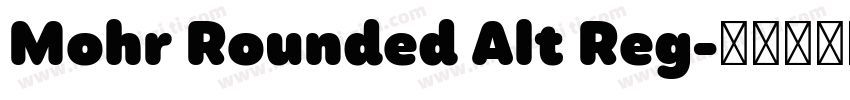 Mohr Rounded Alt Reg字体转换